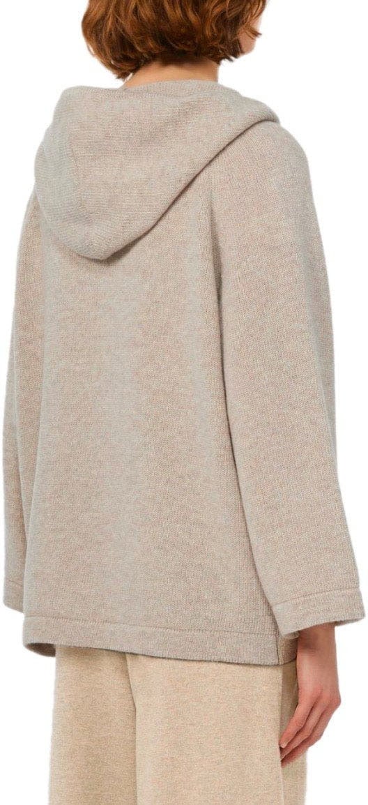 Max Mara MAX MARA WEEKEND GHIANDA HOODED SWEATER Beige