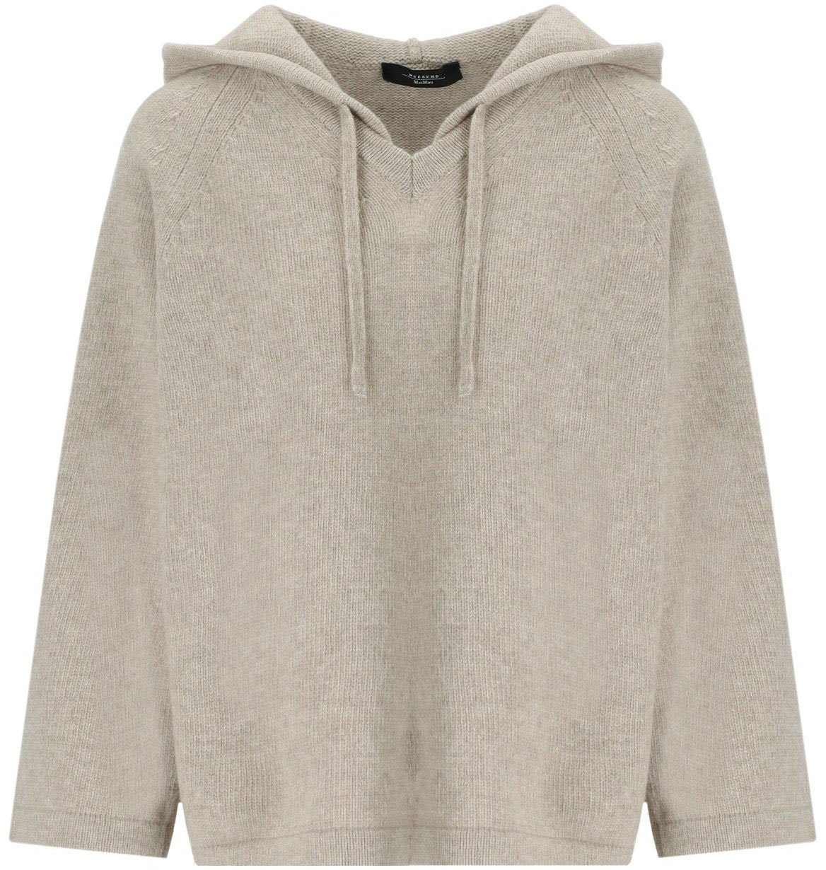 Max Mara MAX MARA WEEKEND GHIANDA HOODED SWEATER Beige