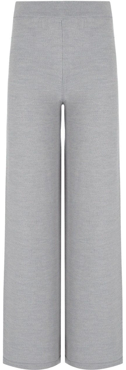 Max Mara MM MAX MARA HAMBURG GREY KNITTED TROUSERS Grijs