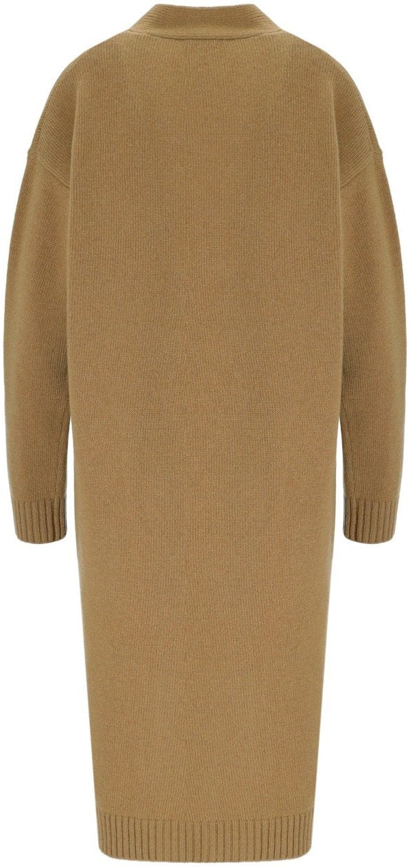 Max Mara MAX MARA WEEKEND GODEZIA CAMEL LONG CARDIGAN Beige