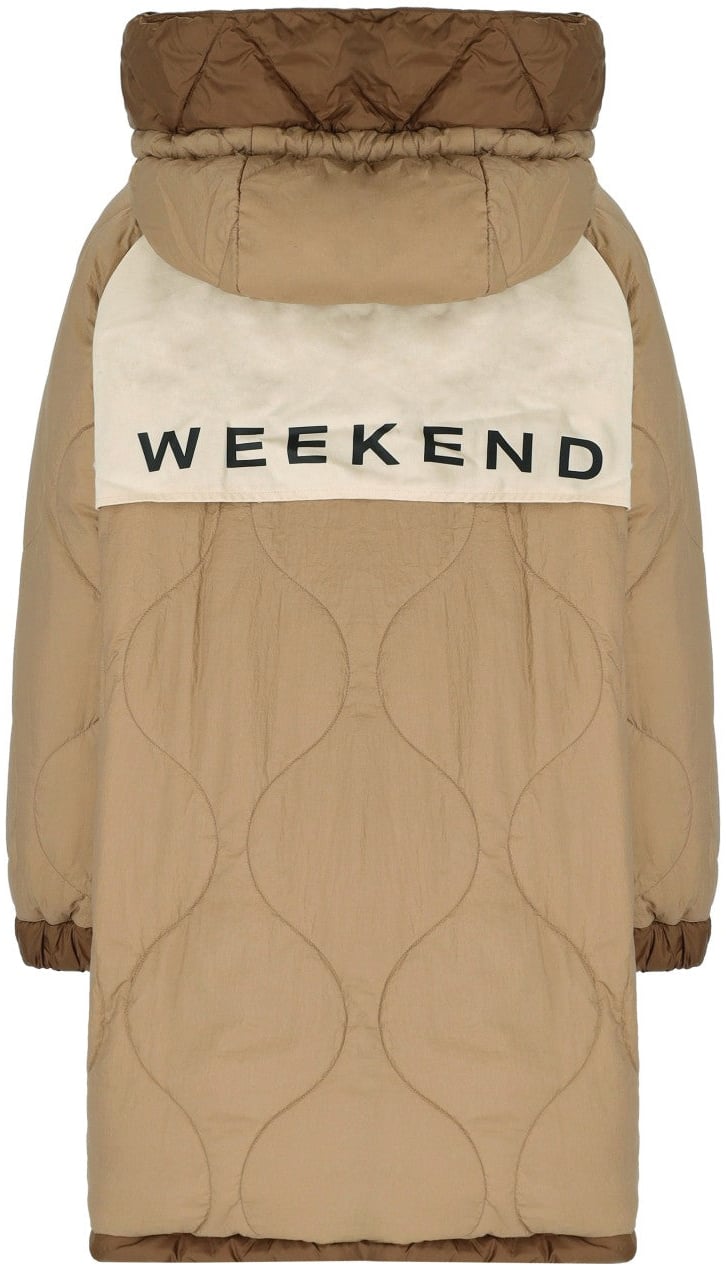Max Mara MAX MARA WEEKEND ANFORA HOODED DOWN JACKET Bruin