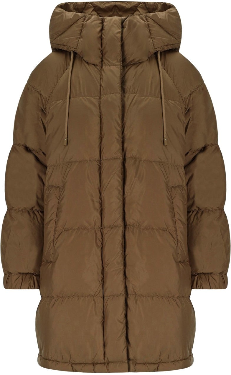 Max Mara MAX MARA WEEKEND ANFORA HOODED DOWN JACKET Bruin