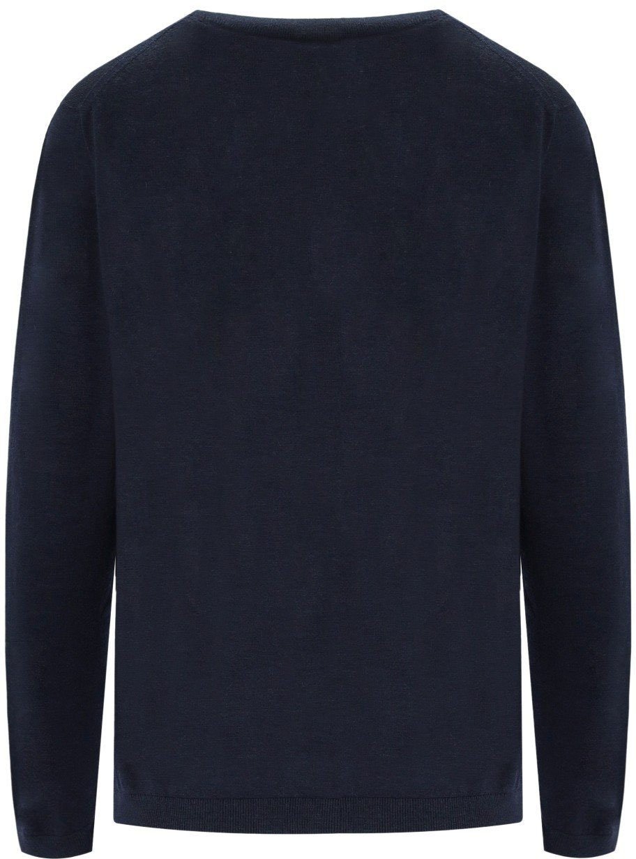 Max Mara MM MAX MARA MALESIA NAVY CREWNECK SWEATER Blauw