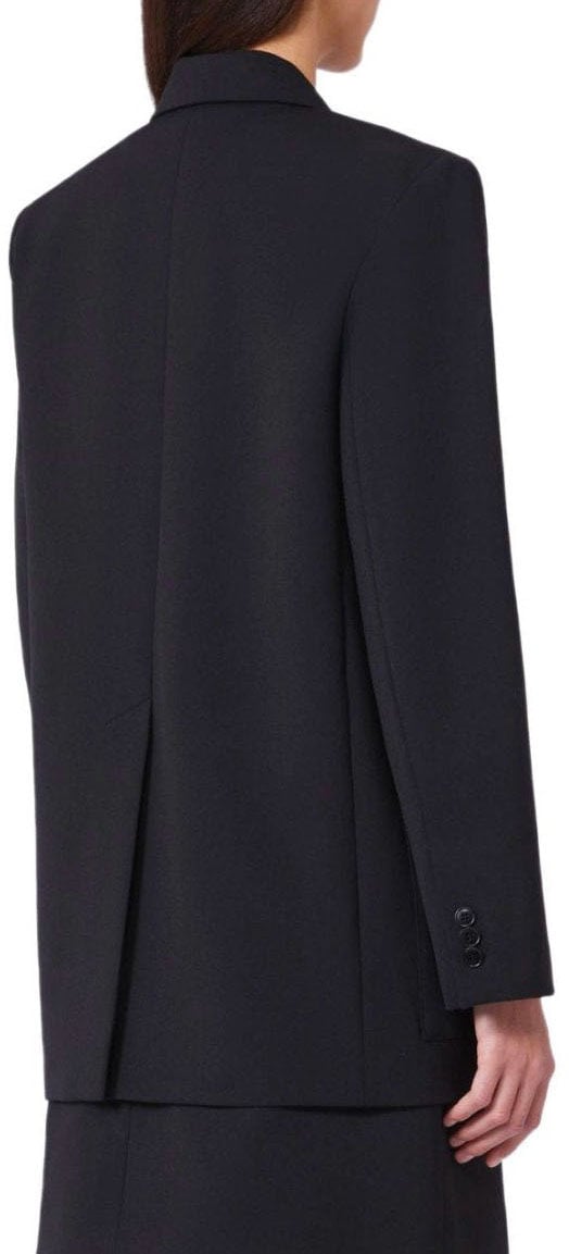 Max Mara MAX MARA WEEKEND VELOCE DOUBLE-BREASTED BLAZER Zwart