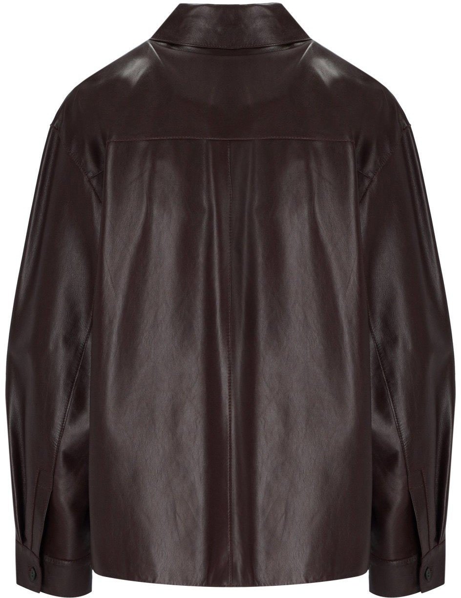 Max Mara MAX MARA WEEKEND SCATOLA BURGUNDY SHIRT JACKET Rood