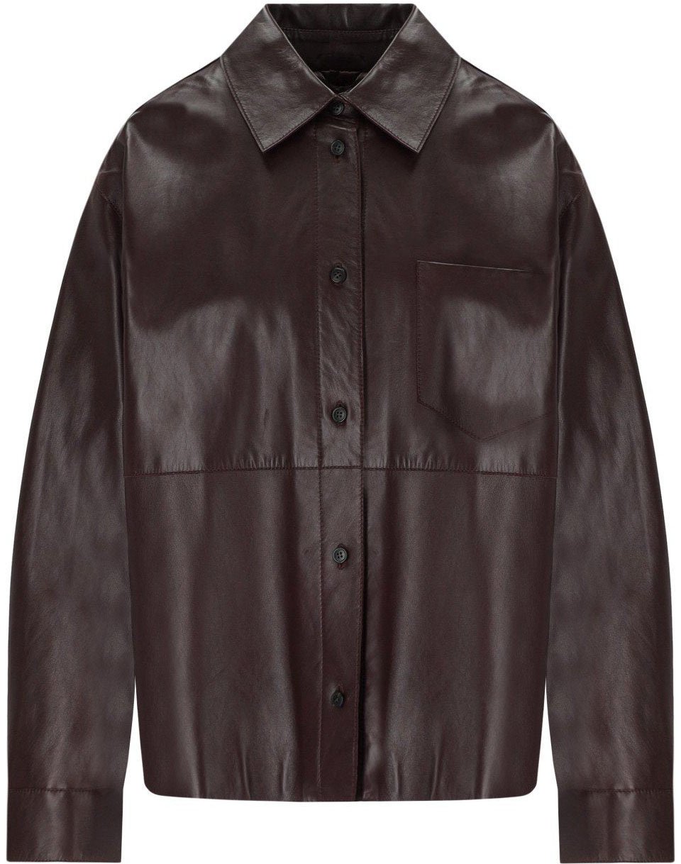 Max Mara MAX MARA WEEKEND SCATOLA BURGUNDY SHIRT JACKET Rood