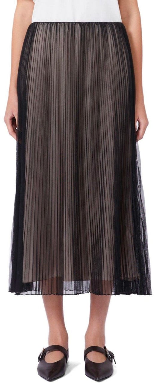 Max Mara MAX MARA WEEKEND BABY MIDI SKIRT Zwart
