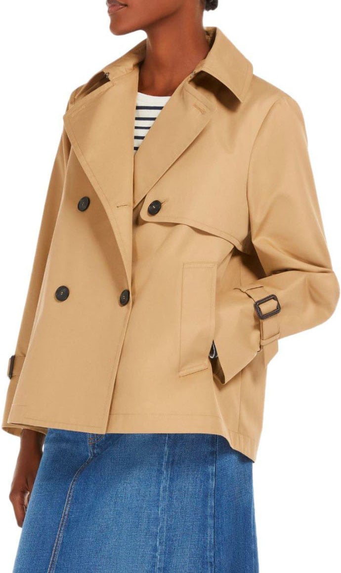 Max Mara MAX MARA WEEKEND BIGLIA SHIRT TRENCH COAT Beige