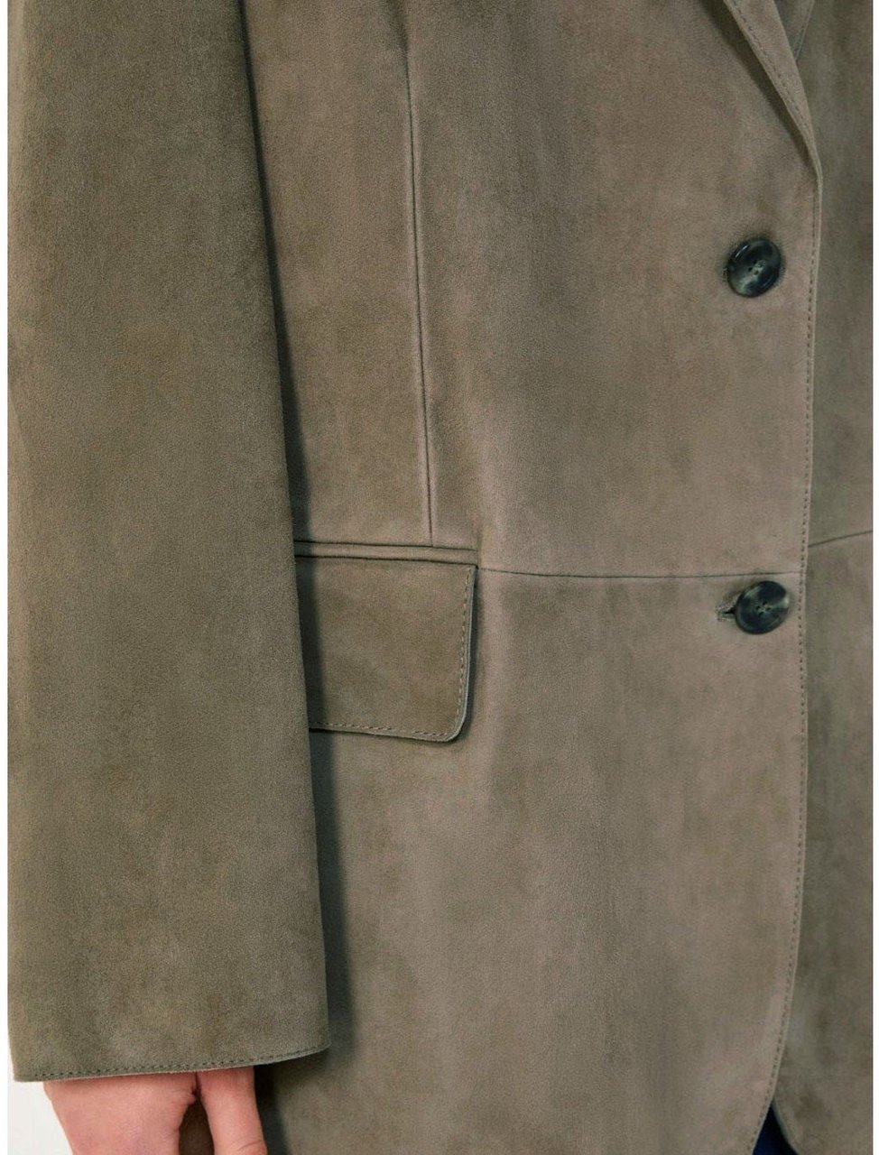 Max Mara MAX MARA WEEKEND CEDRO BROWN SINGLE-BREASTED BLAZER Beige