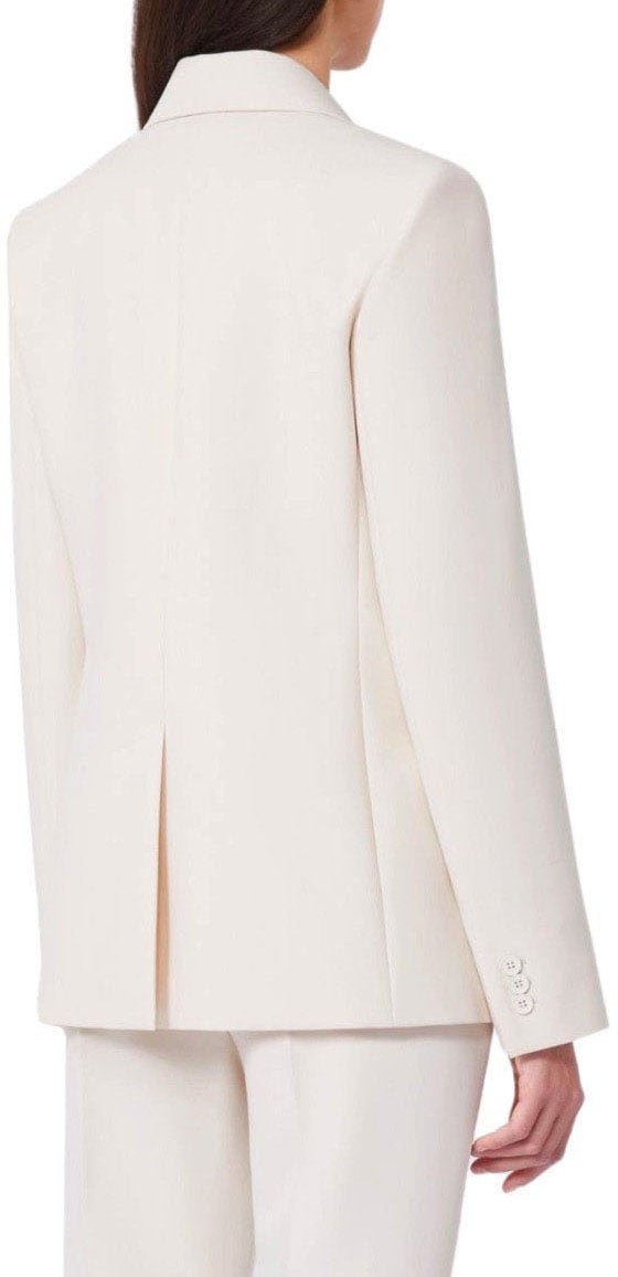 Max Mara MAX MARA WEEKEND UVA IVORY SINGLE-BREASTED JACKET Wit