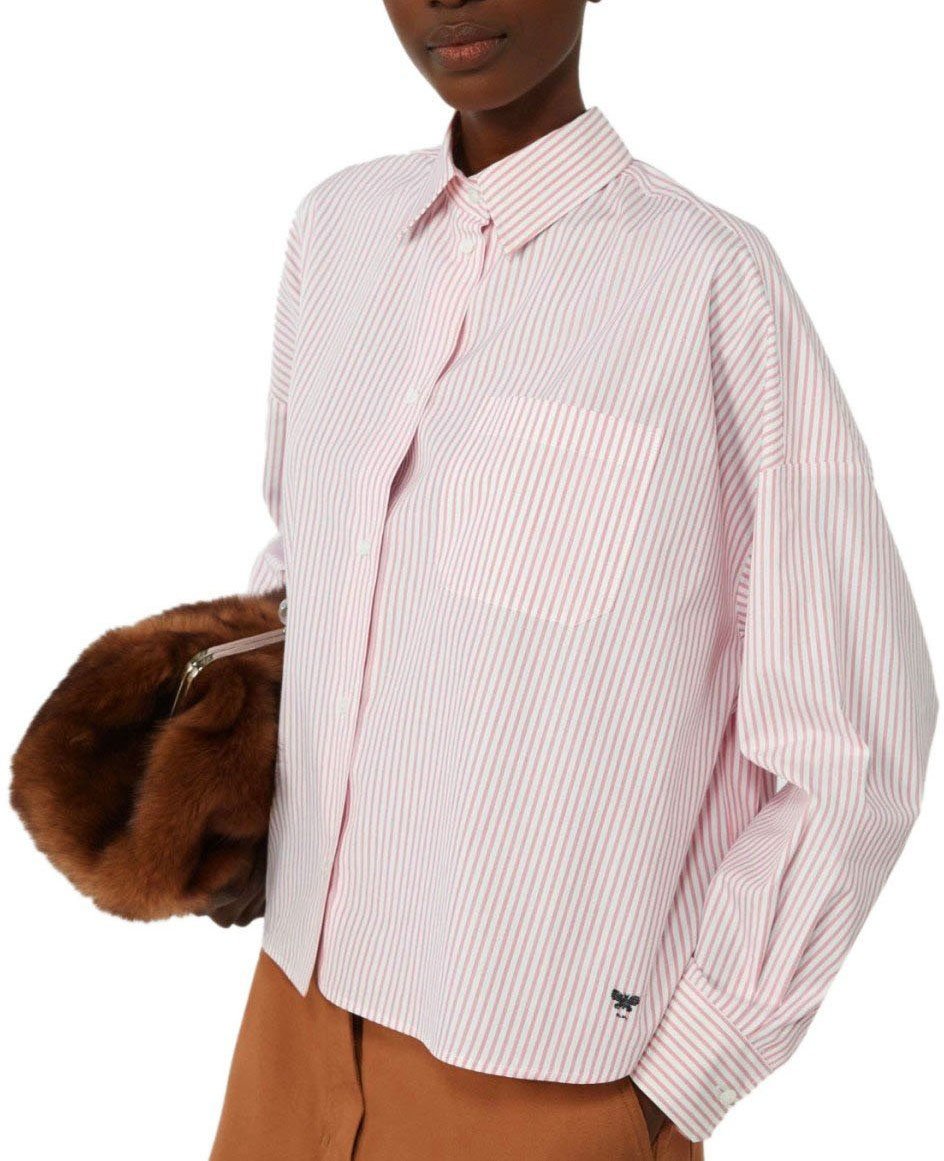 Max Mara MAX MARA WEEKEND AUREO STRIPED SHIRT Roze