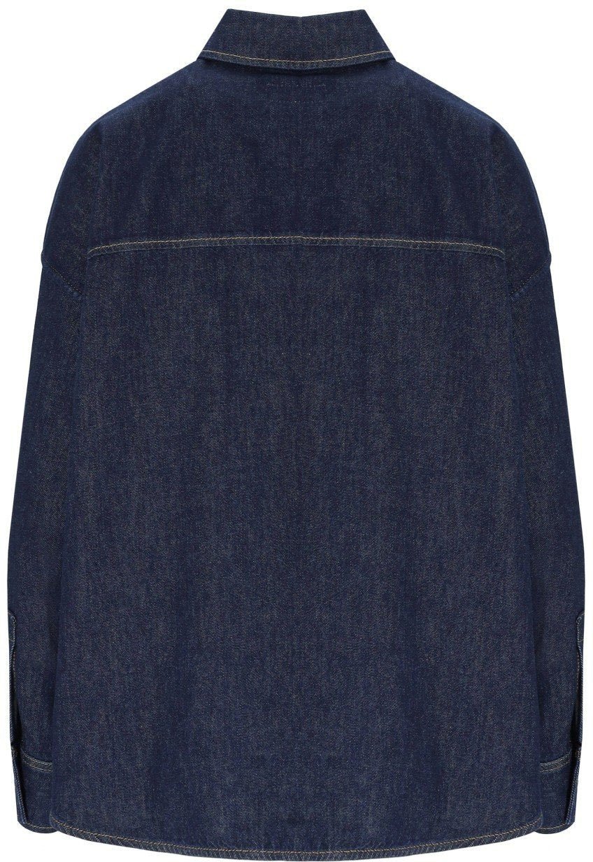 Max Mara MAX MARA WEEKEND FOGGIA DARK SHIRT Blauw