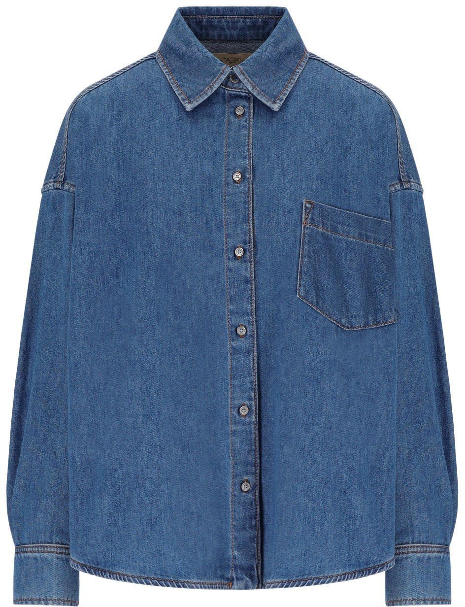 Max Mara MAX MARA WEEKEND FOGGIA SHIRT Blauw