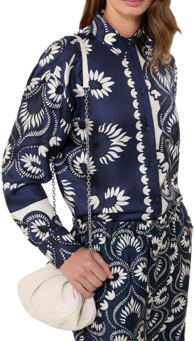 Max Mara MAX MARA WEEKEND LASTRA SHIRT Blauw