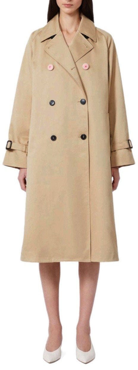 Max Mara MAX MARA WEEKEND NINFA TRENCH COAT Beige
