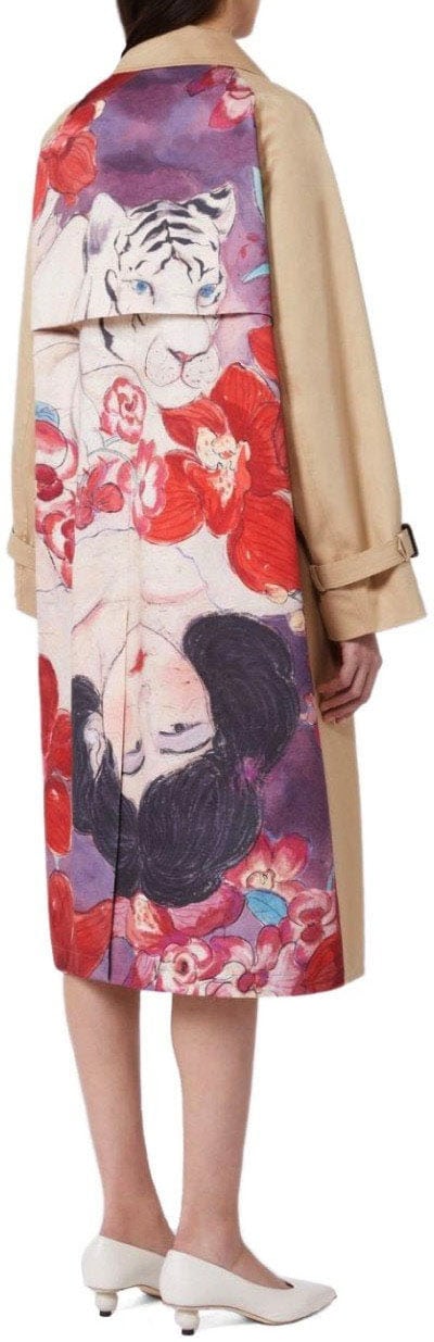 Max Mara MAX MARA WEEKEND NINFA TRENCH COAT Beige