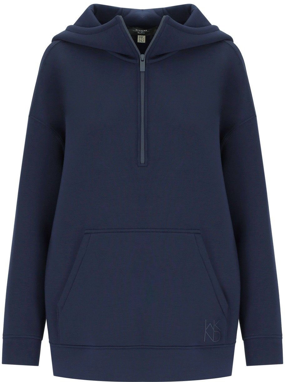 Max Mara MAX MARA WEEKEND RADURA HOODIE Blauw