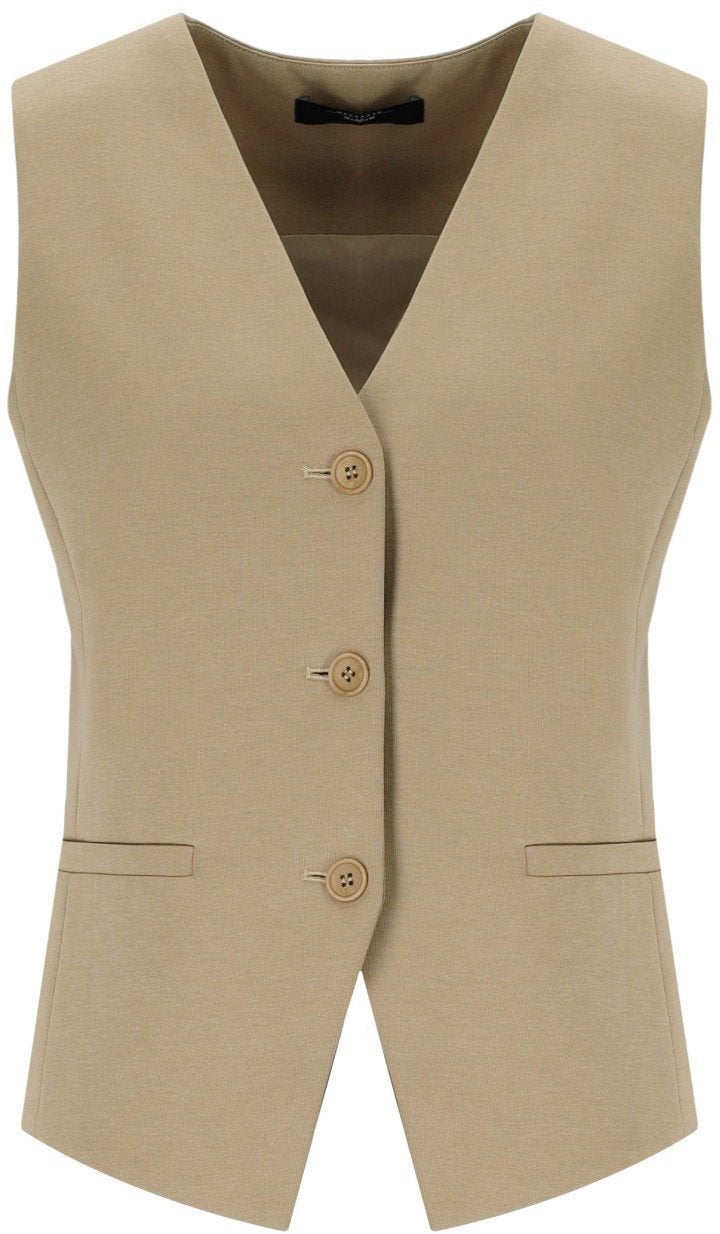 Max Mara MAX MARA WEEKEND POGGI WAISTCOAT Beige