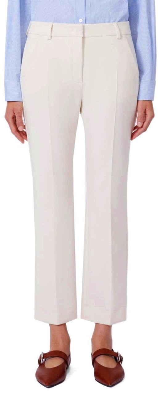 Max Mara MAX MARA WEEKEND RANA IVORY PANTS Wit