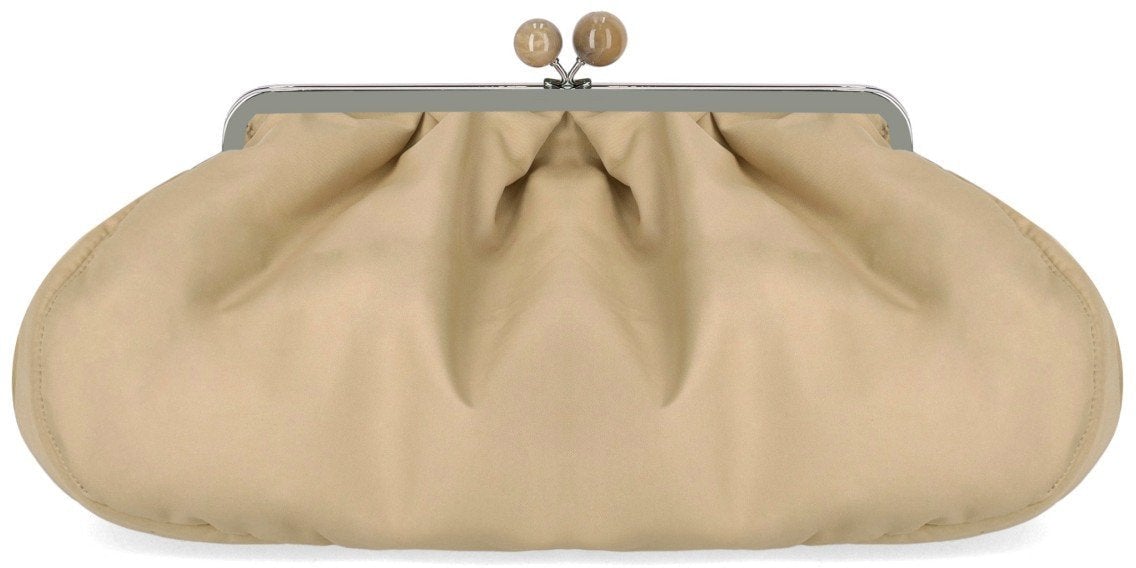 Max Mara MAX MARA WEEKEND PASTICCINO APIO LARGE CLUTCH Beige