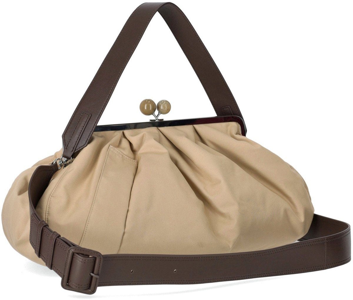 Max Mara MAX MARA WEEKEND PASTICCINO APIO LARGE CLUTCH Beige