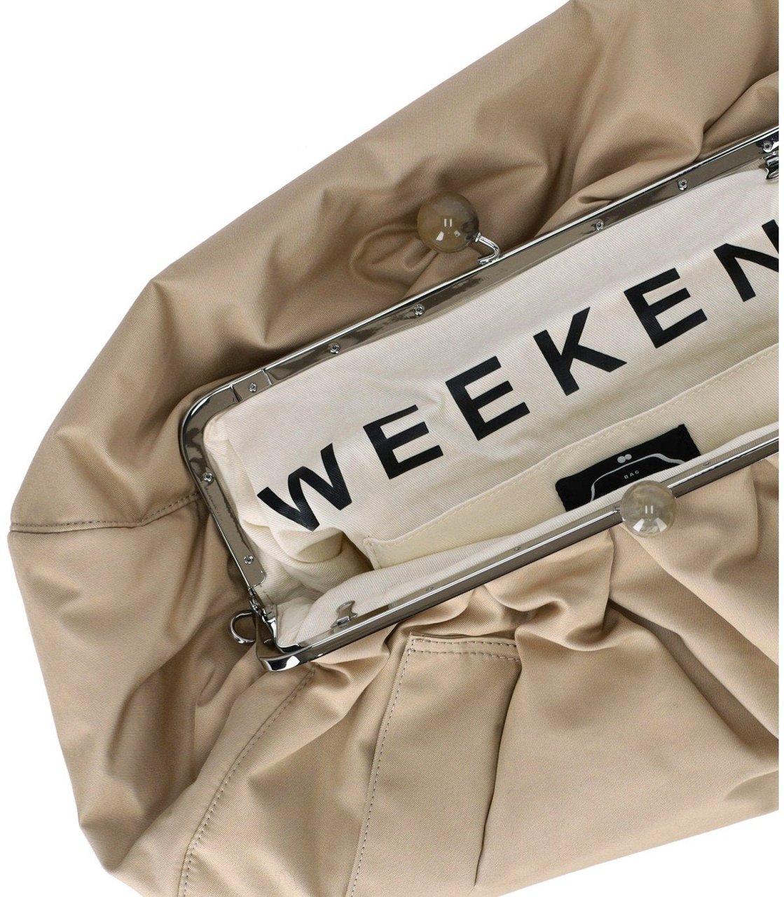 Max Mara MAX MARA WEEKEND PASTICCINO APIO LARGE CLUTCH Beige