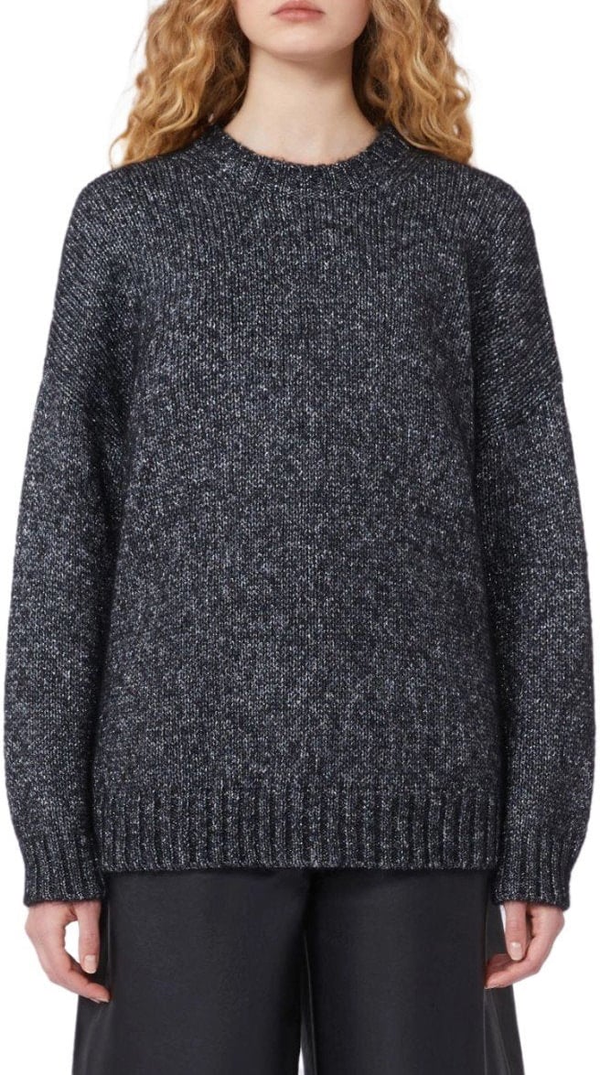 Max Mara MAX MARA WEEKEND FURETTO ANTHRACITE GREY JUMPER Grijs