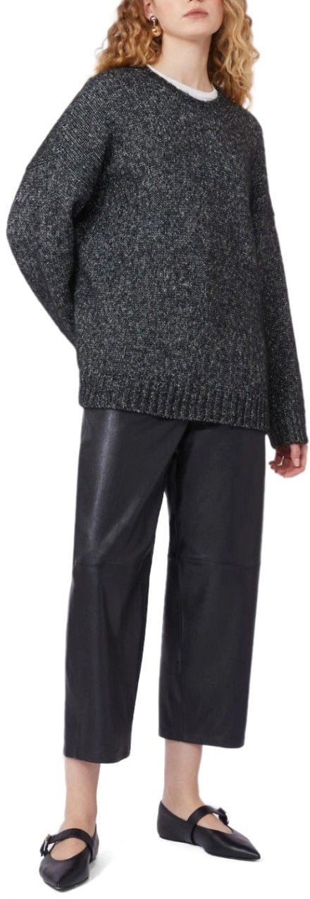 Max Mara MAX MARA WEEKEND FURETTO ANTHRACITE GREY JUMPER Grijs