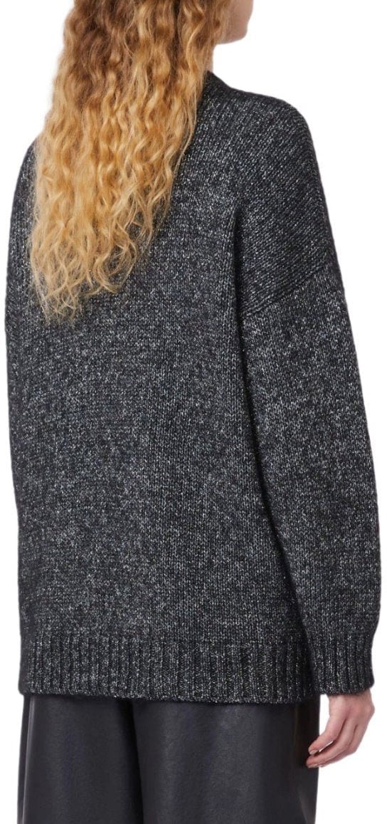 Max Mara MAX MARA WEEKEND FURETTO ANTHRACITE GREY JUMPER Grijs