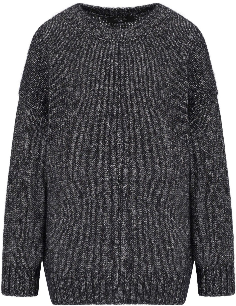 Max Mara MAX MARA WEEKEND FURETTO ANTHRACITE GREY JUMPER Grijs