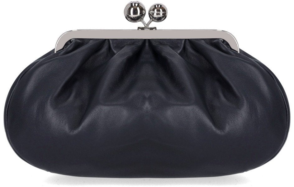 Max Mara MAX MARA WEEKEND PASTICCINO CUBICO MEDIUM NAVY CLUTCH Blauw