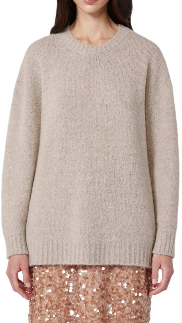 Max Mara MAX MARA WEEKEND PESO CREWNECK SWEATER Beige