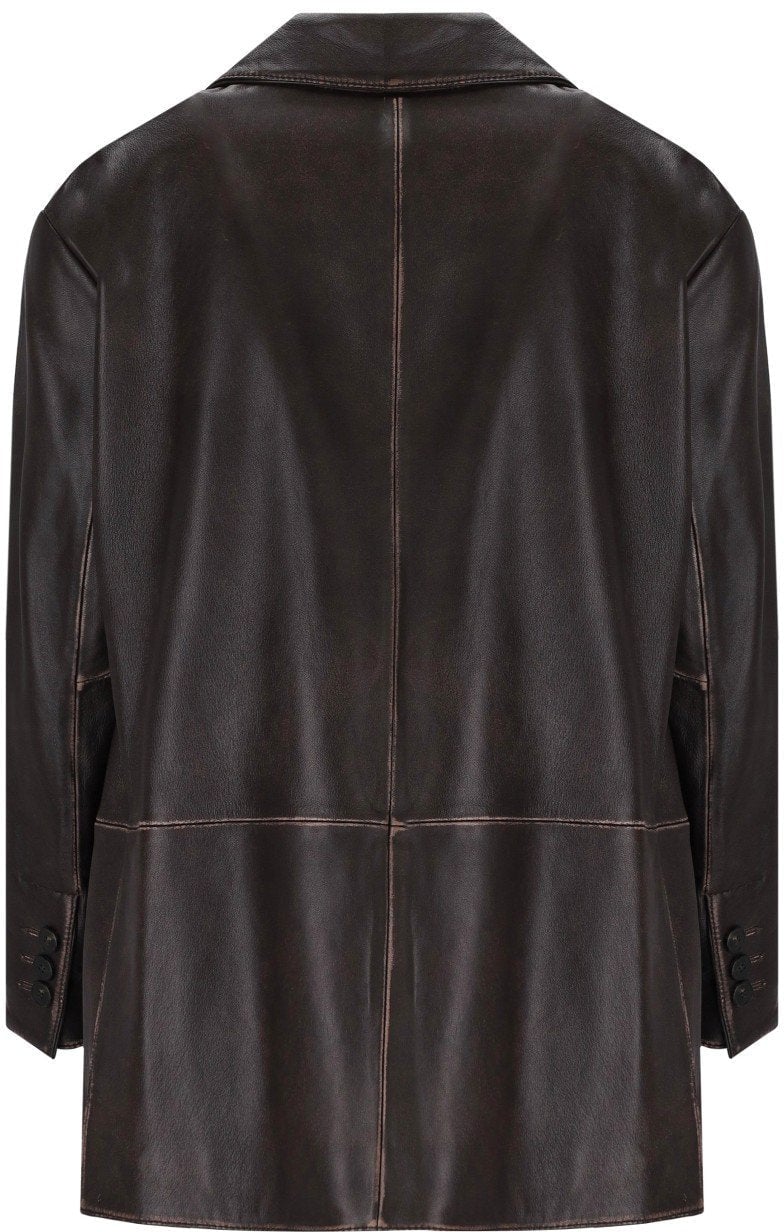 Max Mara MAX MARA WEEKEND PILA SINGLE-BREASTED JACKET Bruin