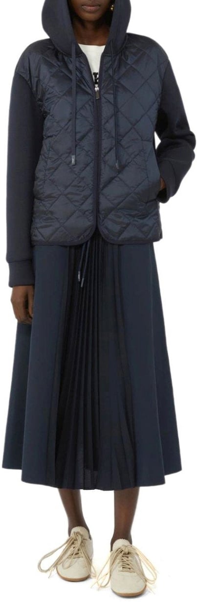 Max Mara MAX MARA WEEKEND EDITO HOODED JACKET Blauw