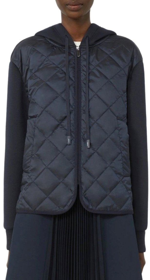 Max Mara MAX MARA WEEKEND EDITO HOODED JACKET Blauw