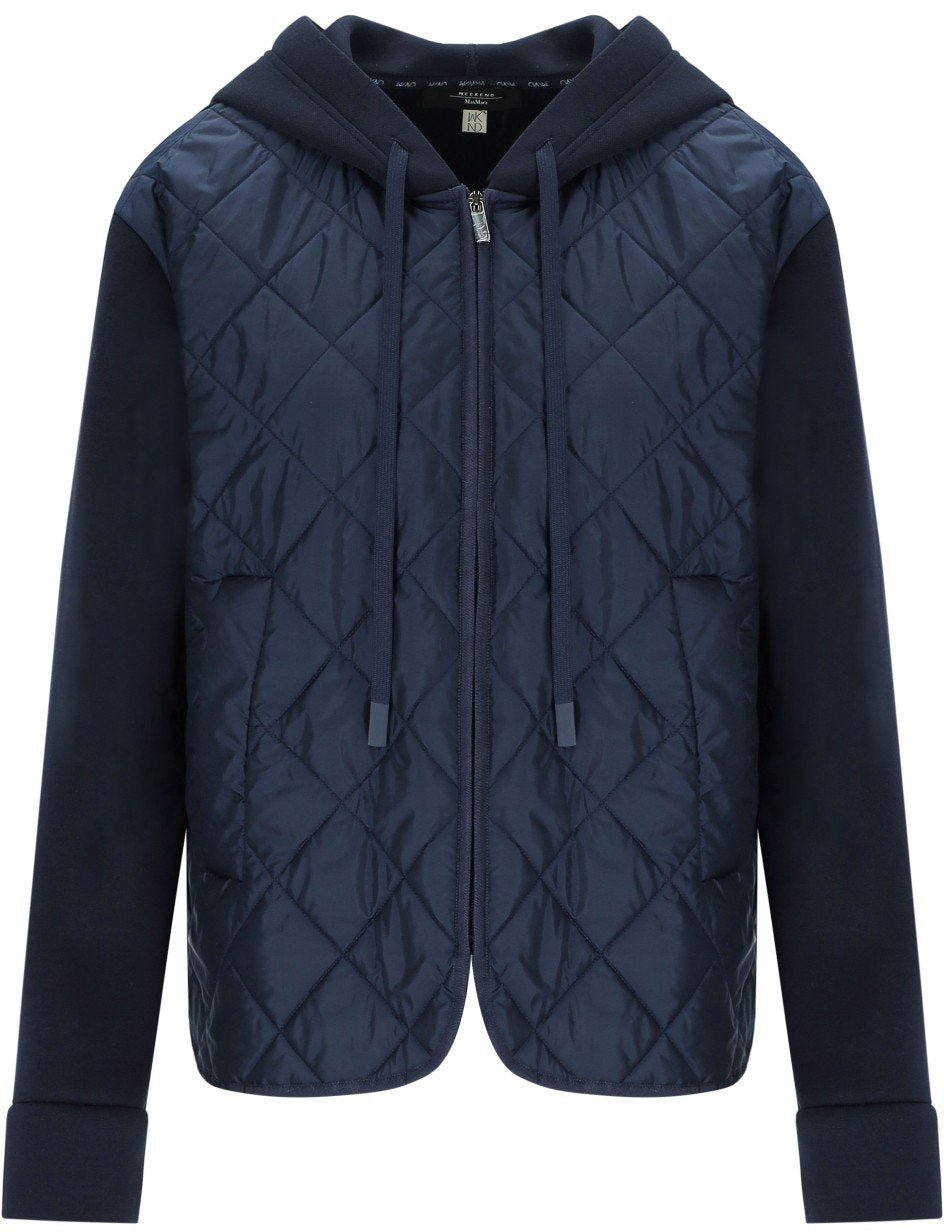 Max Mara MAX MARA WEEKEND EDITO HOODED JACKET Blauw