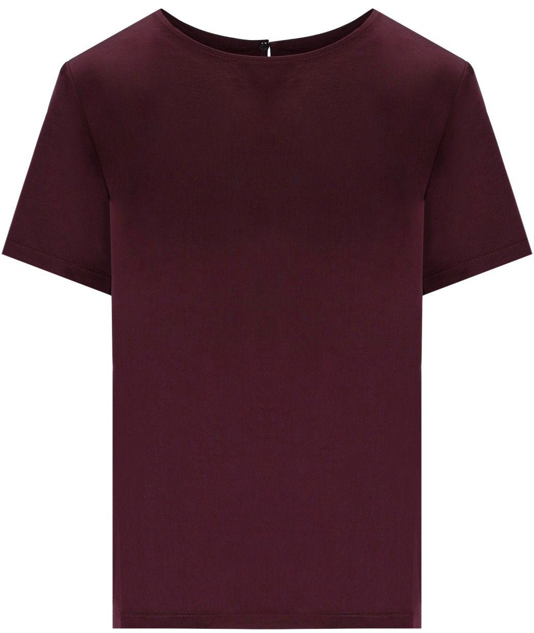 Max Mara MAX MARA WEEKEND ZONA BURGUNDY BLOUSE Rood