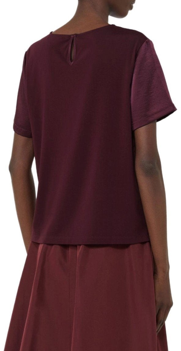 Max Mara MAX MARA WEEKEND ZONA BURGUNDY BLOUSE Rood