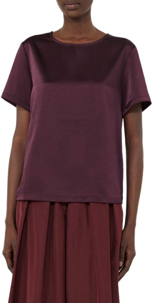 Max Mara MAX MARA WEEKEND ZONA BURGUNDY BLOUSE Rood