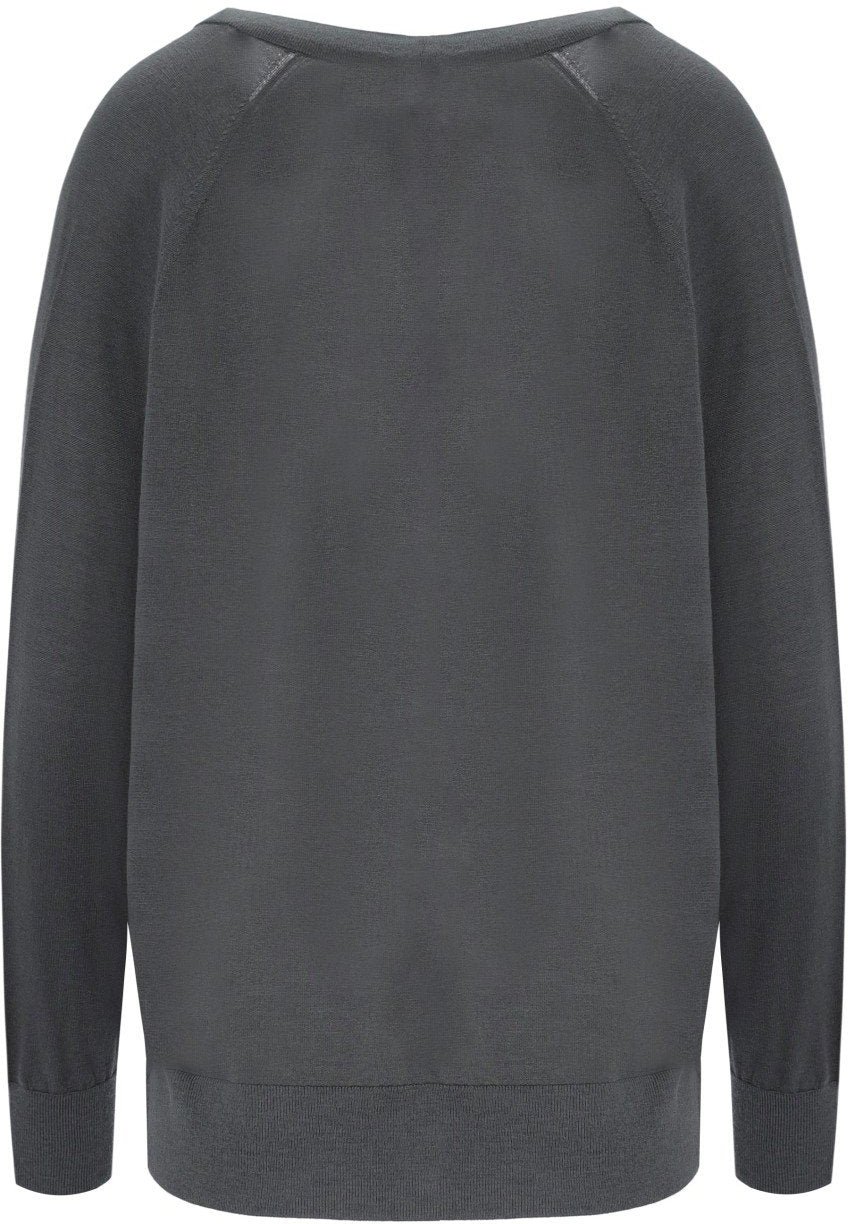 Max Mara MM MAX MARA CLARINO GREY CARDIGAN Grijs