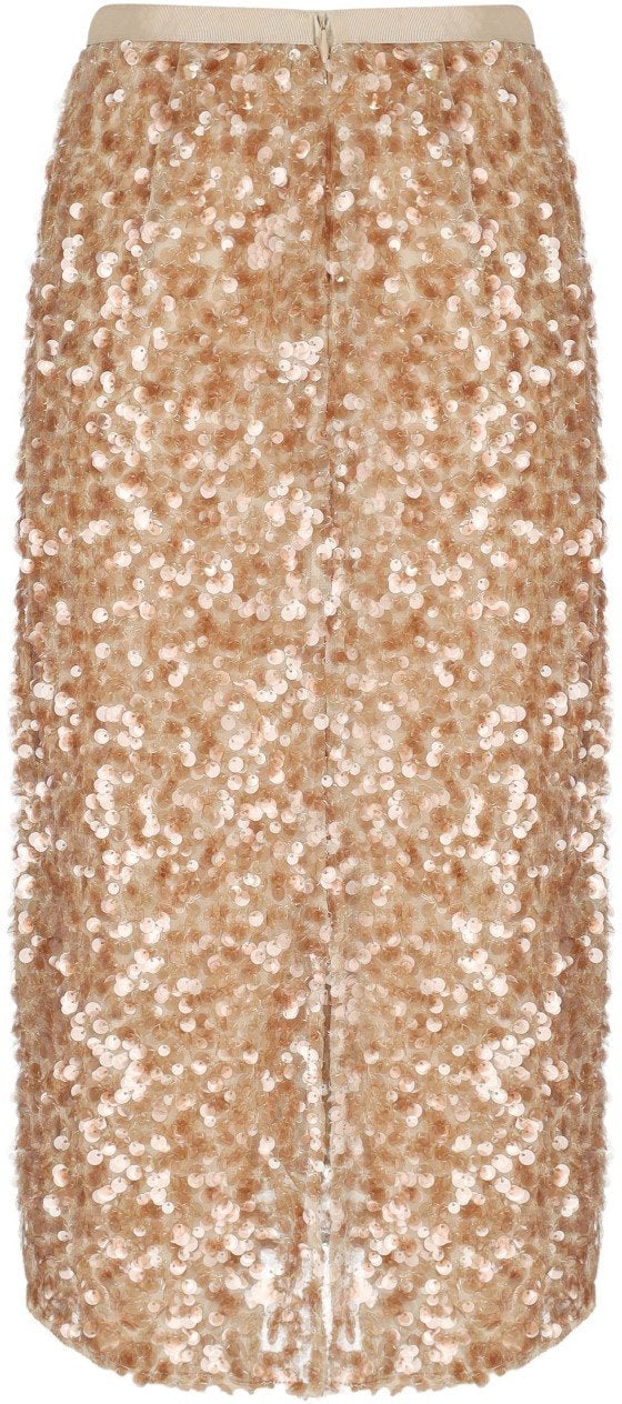 Max Mara MAX MARA WEEKEND OCCHIO MIDI SKIRT Beige