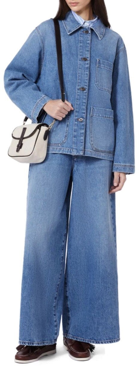 Max Mara MAX MARA WEEKEND ABETE BLUE JEANS Lichtblauw