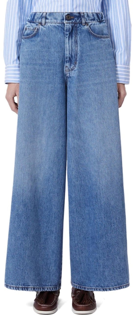 Max Mara MAX MARA WEEKEND ABETE BLUE JEANS Lichtblauw