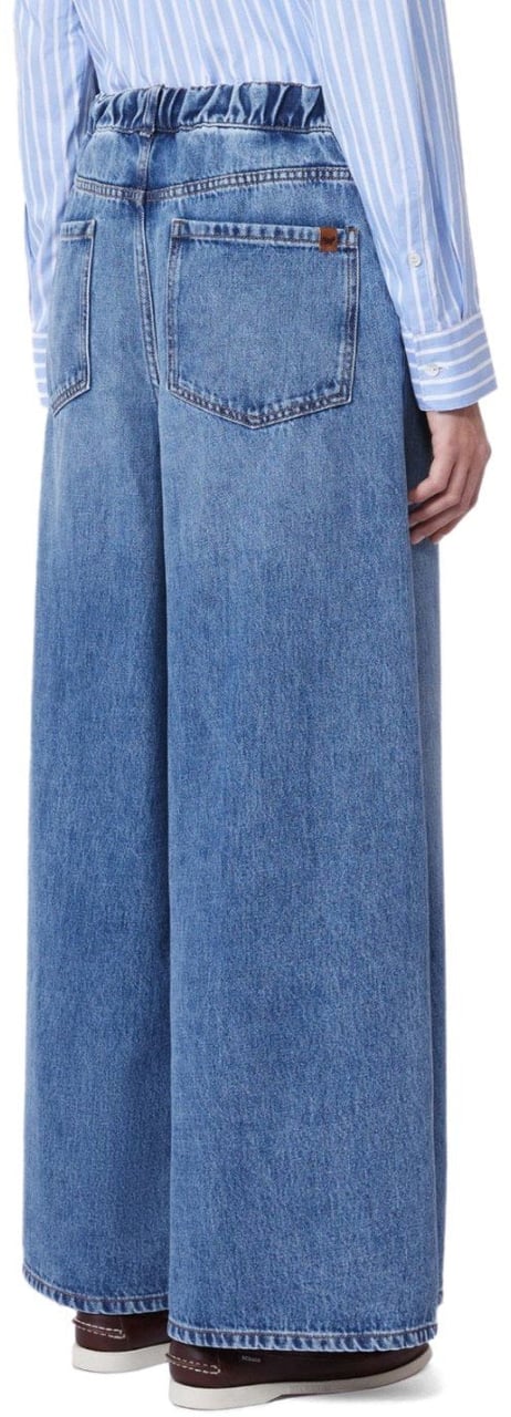 Max Mara MAX MARA WEEKEND ABETE BLUE JEANS Lichtblauw