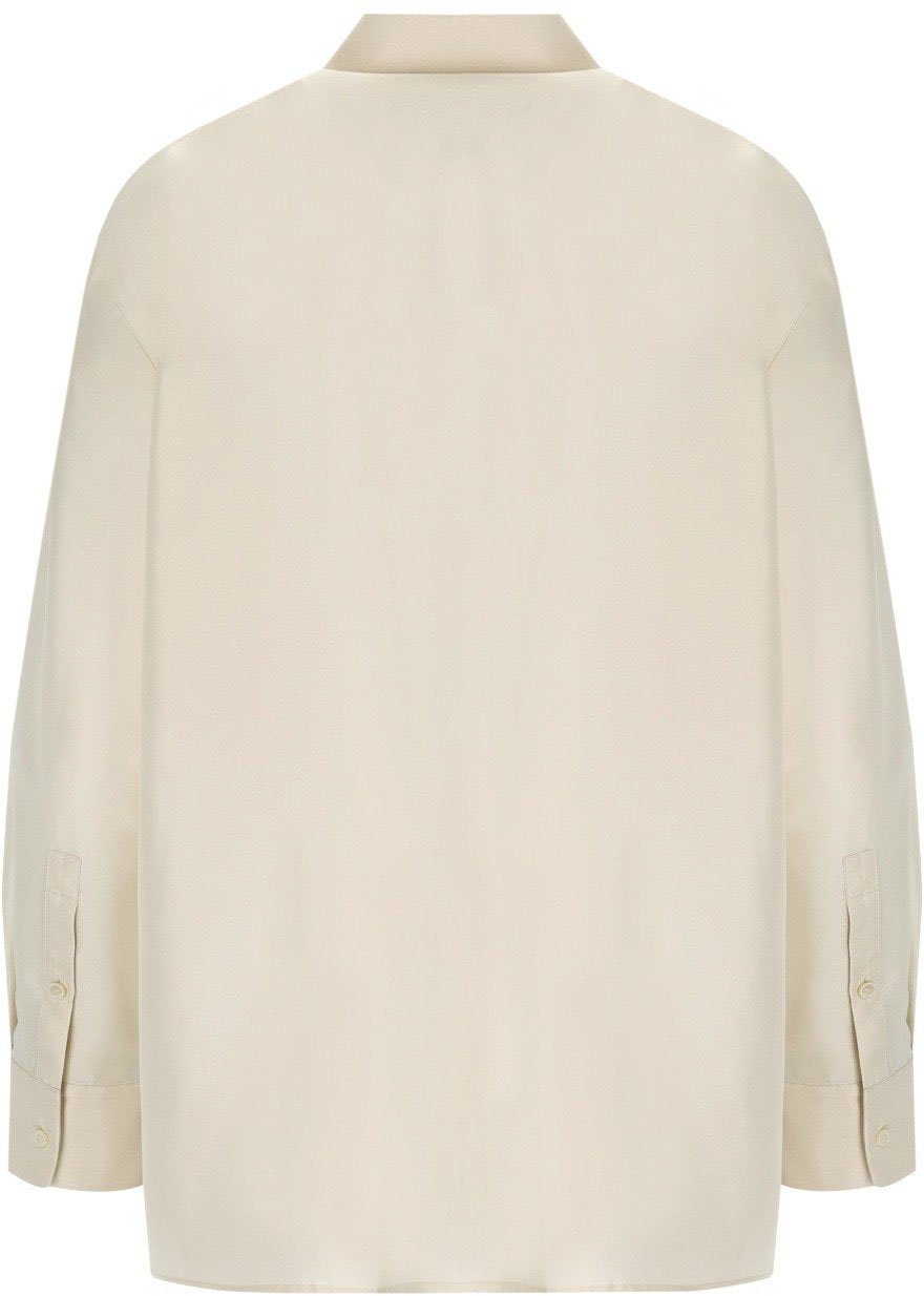 Max Mara MAX MARA WEEKEND EBBRI IVORY SHIRT Wit