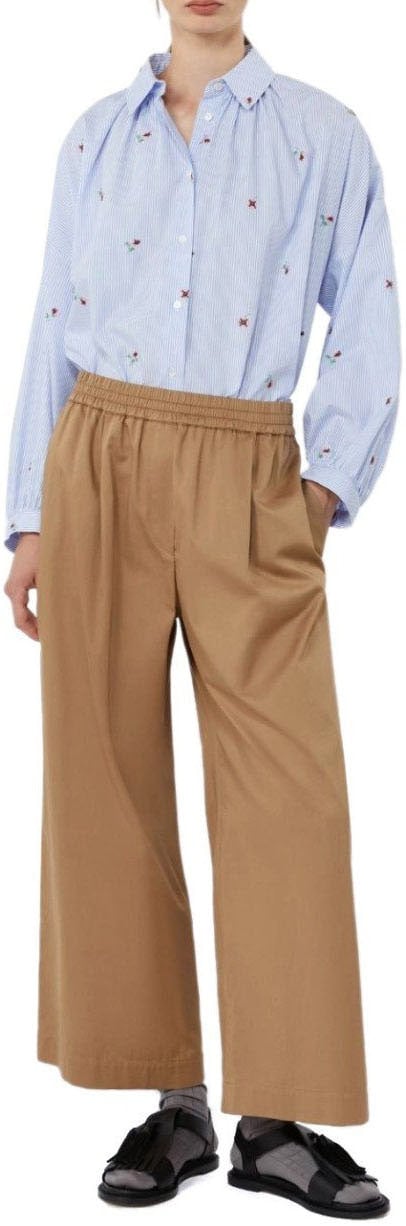 Max Mara MAX MARA WEEKEND BUTTERFLY LIGHT BLUE SHIRT Lichtblauw