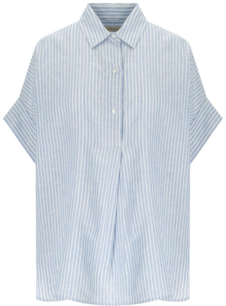 Max Mara MAX MARA WEEKEND VERVE LIGHT BLUE BLOUSE Lichtblauw