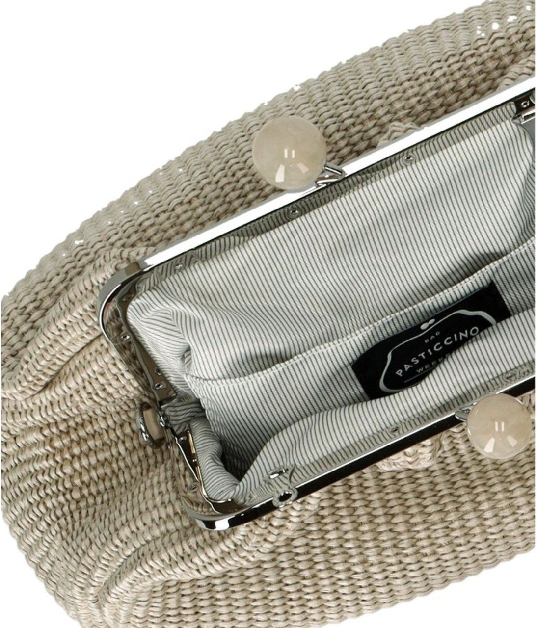 Max Mara MAX MARA WEEKEND PASTICCINO FORTUNA MEDIUM CLUTCH Beige