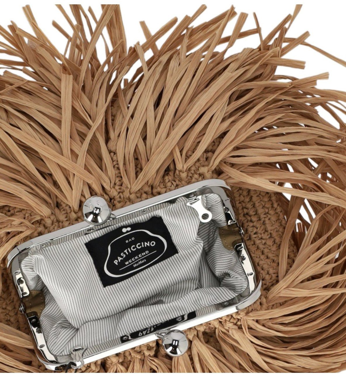 Max Mara MAX MARA WEEKEND PASTICCINO QUIETE SMALL CLUTCH Beige