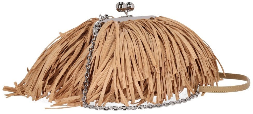 Max Mara MAX MARA WEEKEND PASTICCINO QUIETE SMALL CLUTCH Beige